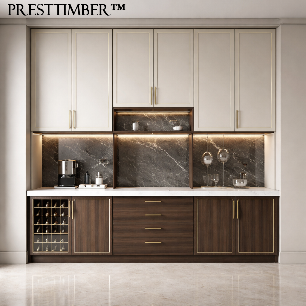 Presttimber™ Luma Reserve Cabinet Wall